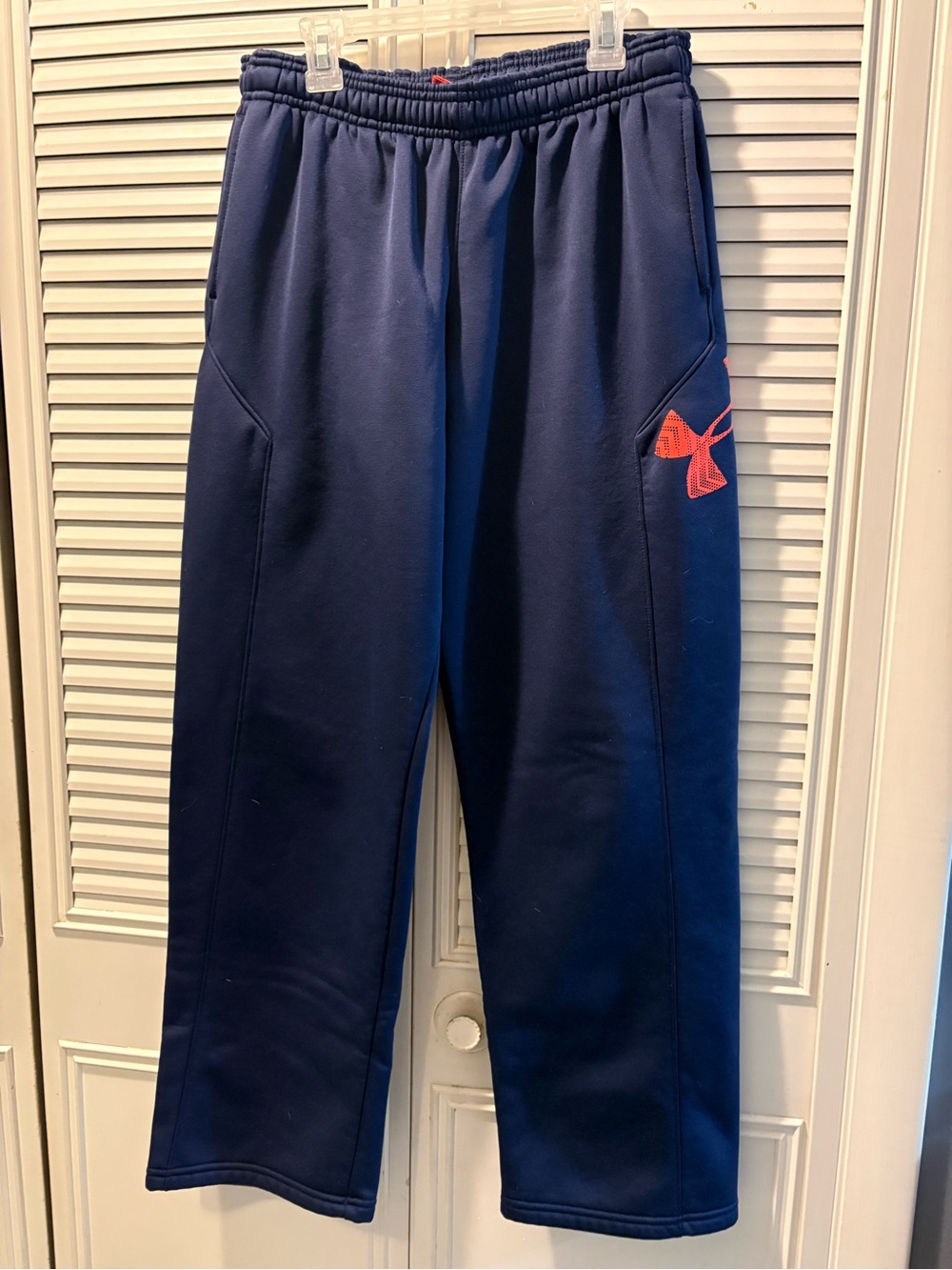 Under Armour Navy Sweatpants - youth